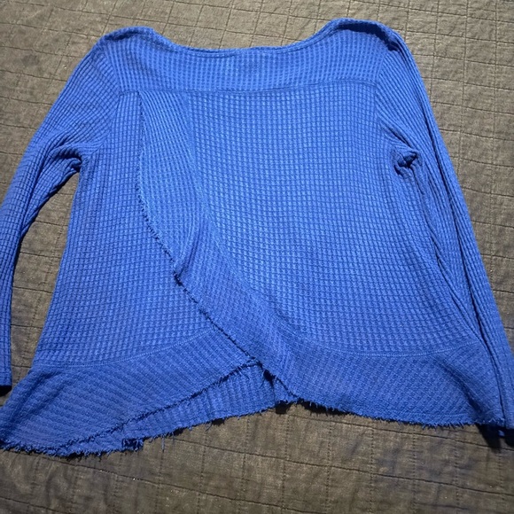 For the Republic Long sleeve waffle knit top‎ Large - Picture 2 of 5